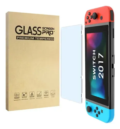 Foto 1 de Lámina Protectora Vidrio Templado Nintendo Switch 1