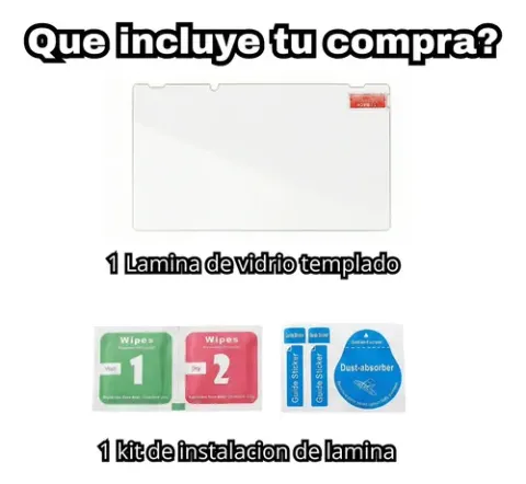Foto 2 de Lámina Protectora Vidrio Templado Nintendo Switch 1