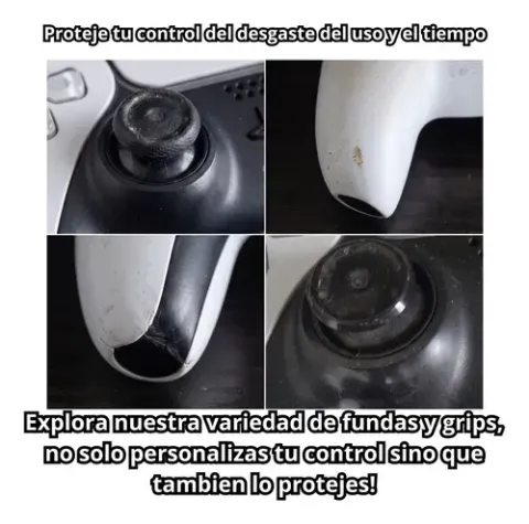 Foto 4 de Pack 4 Grips Goma Joystick PS5 / PS4 / Xbox (Negro)
