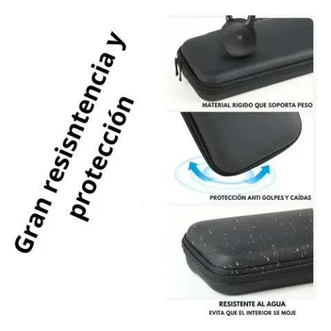 Foto 4 de Estuche Goma Negro Rígido Switch 2