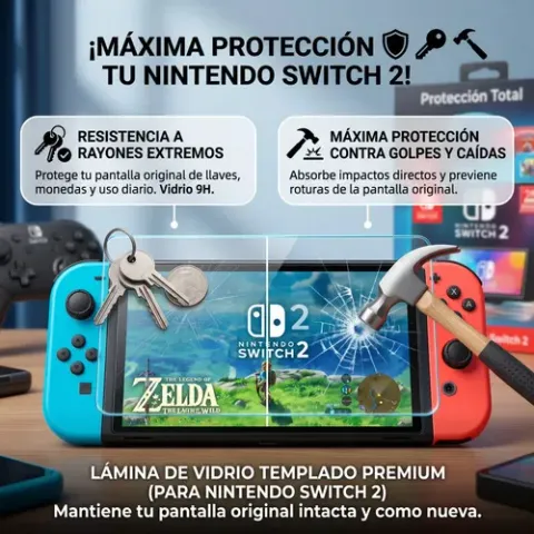 Foto 4 de Lámina Vidrio Templado Switch 2