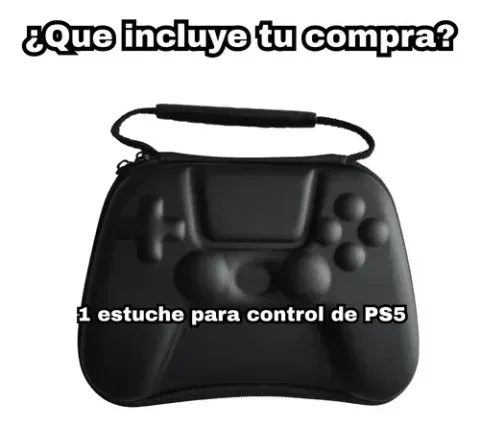 Foto 6 de Estuche Rígido Control PS5 Goma Anti Golpes